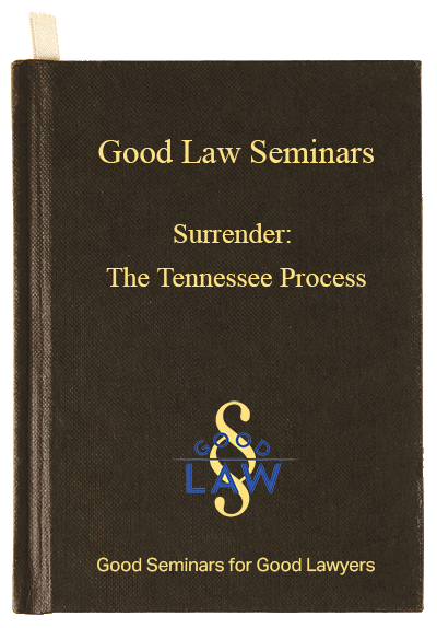 Surrender: The Tennessee Process